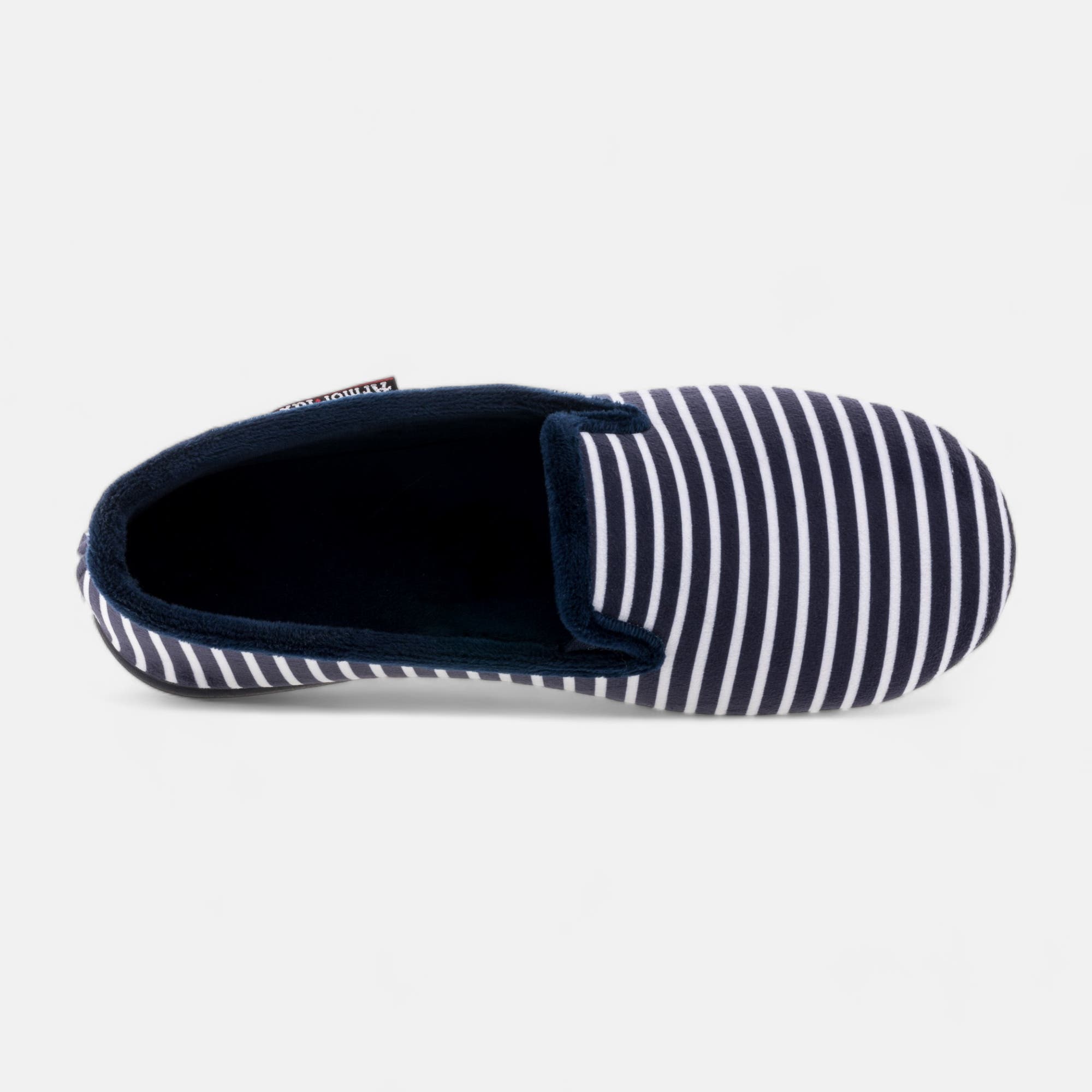 Pantoufles pieds sensibles Femme bleu marine