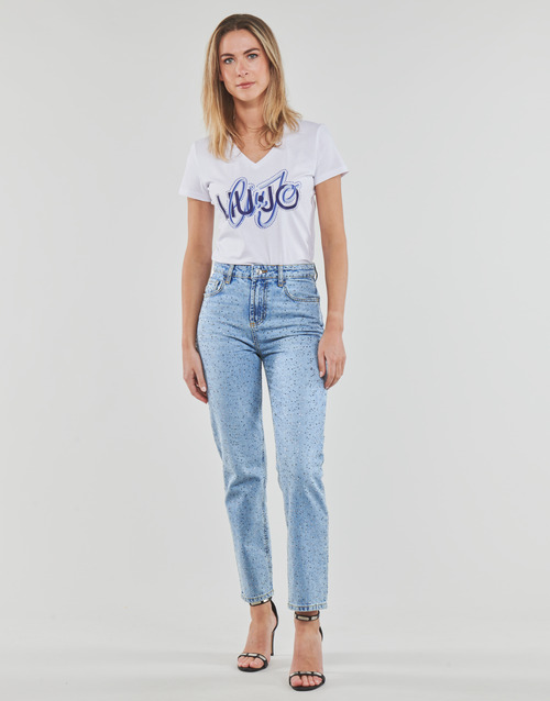 Liu Jo - PANT STRAIGHT FIT - Bleu