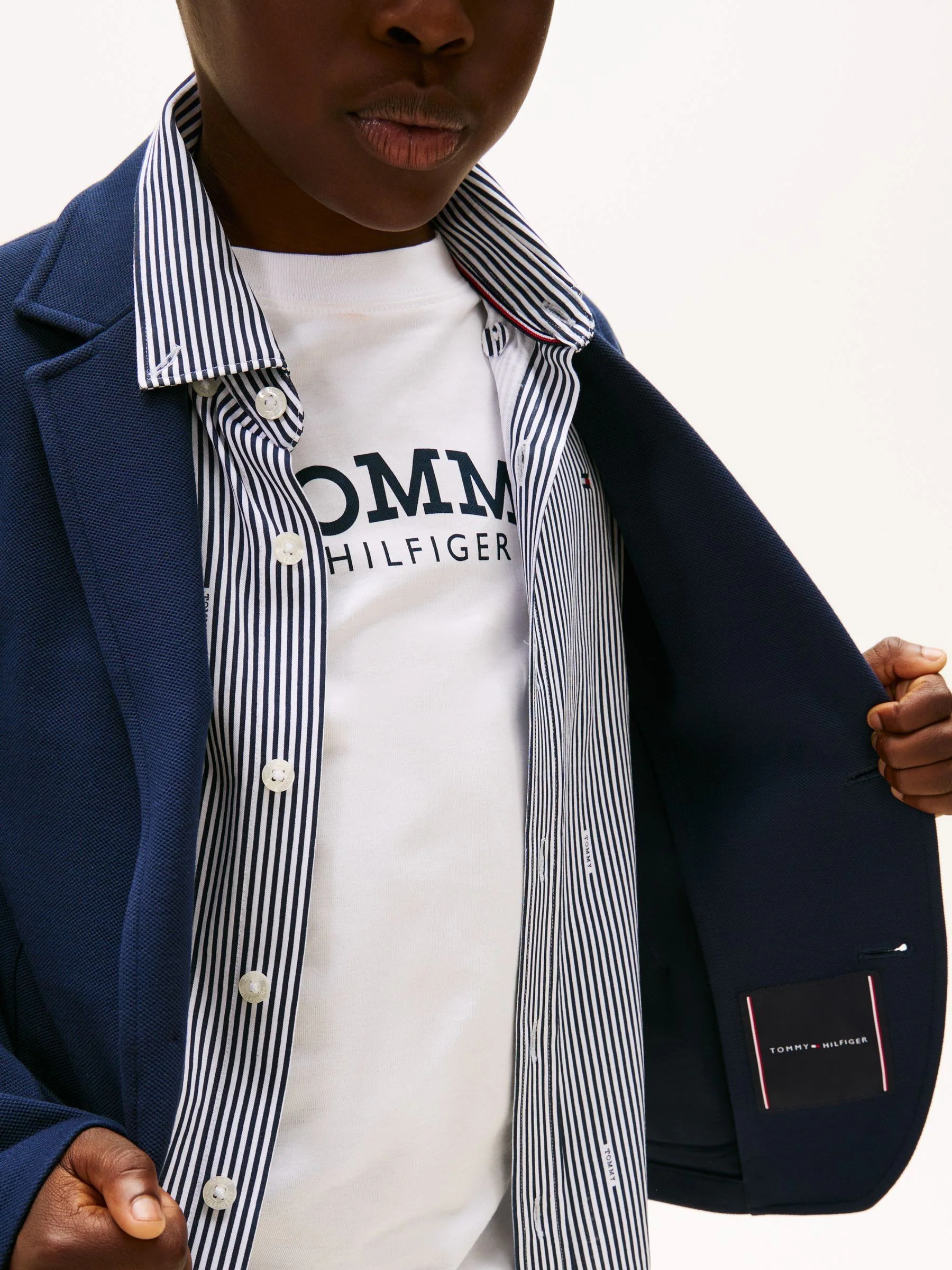 Tommy Hilfiger Festive Pique Texture Regular Fit Blazer