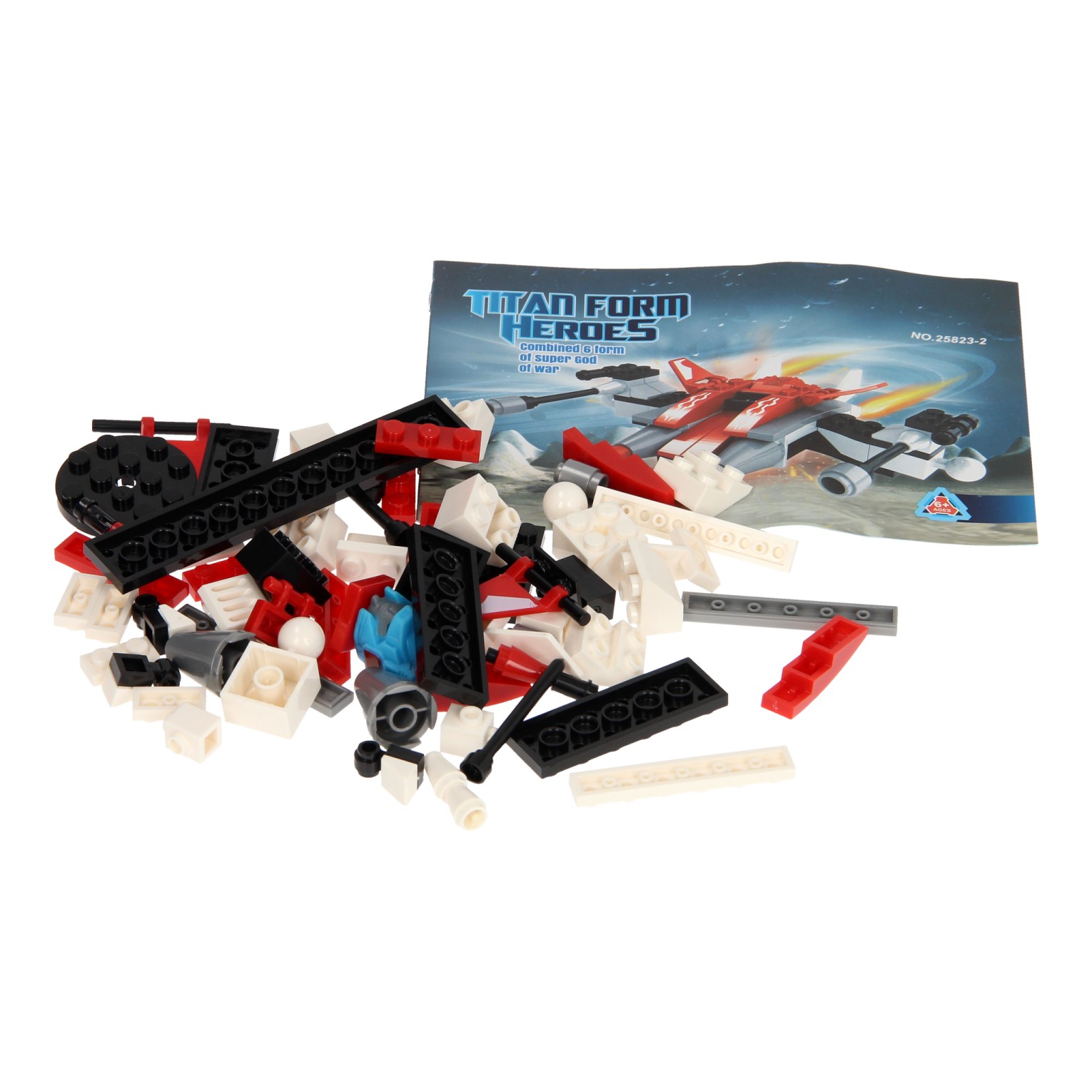 Bouwset Titan Heroes - Space Rood, 73dlg.