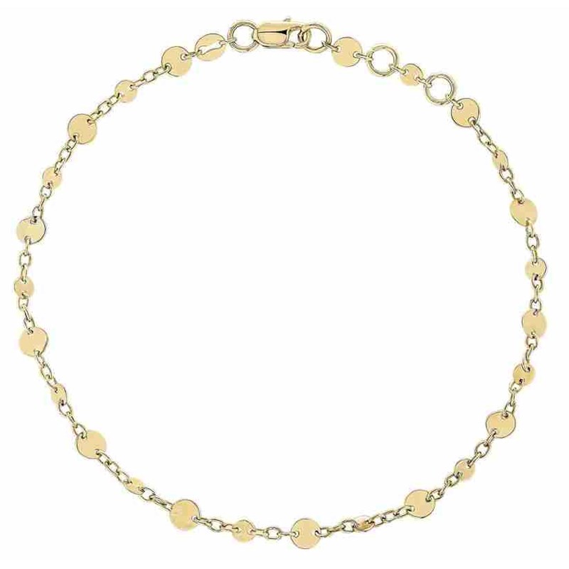 Bracelet tendance en or 375
