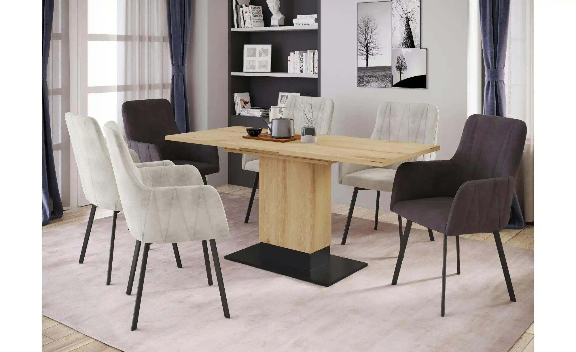 Polsterstuhl 2er-Set