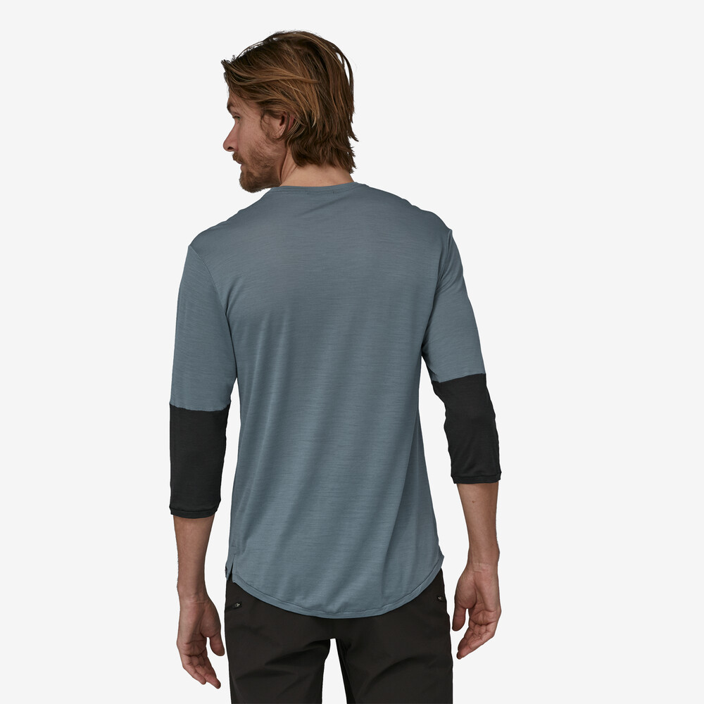 Merino-Radtrikot für Herren mit 3/4-Ärmeln