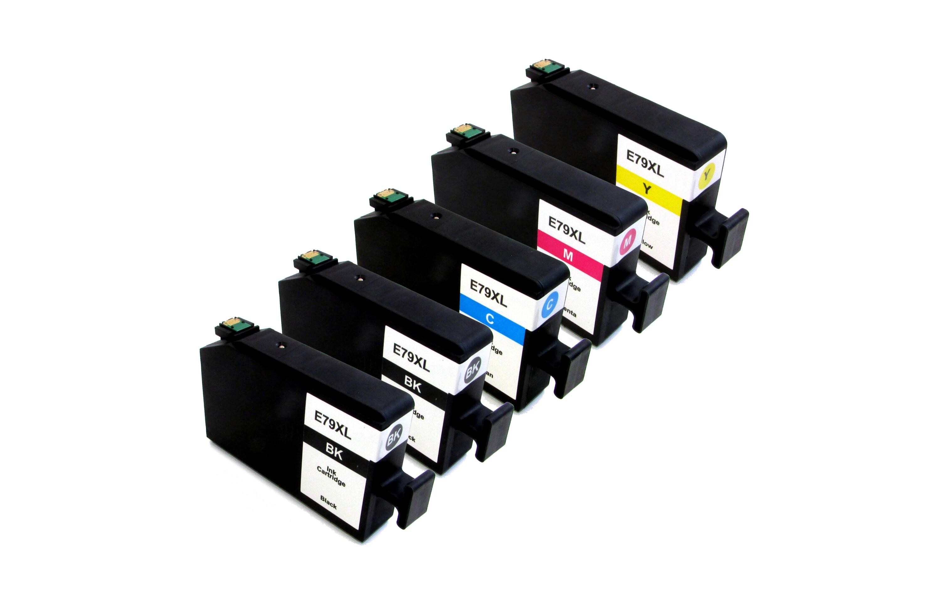 Tintenset Epson 79XL / T7905 C, M, Y, 2x BKTinte, Black, Cyan, Magenta, Yellow
