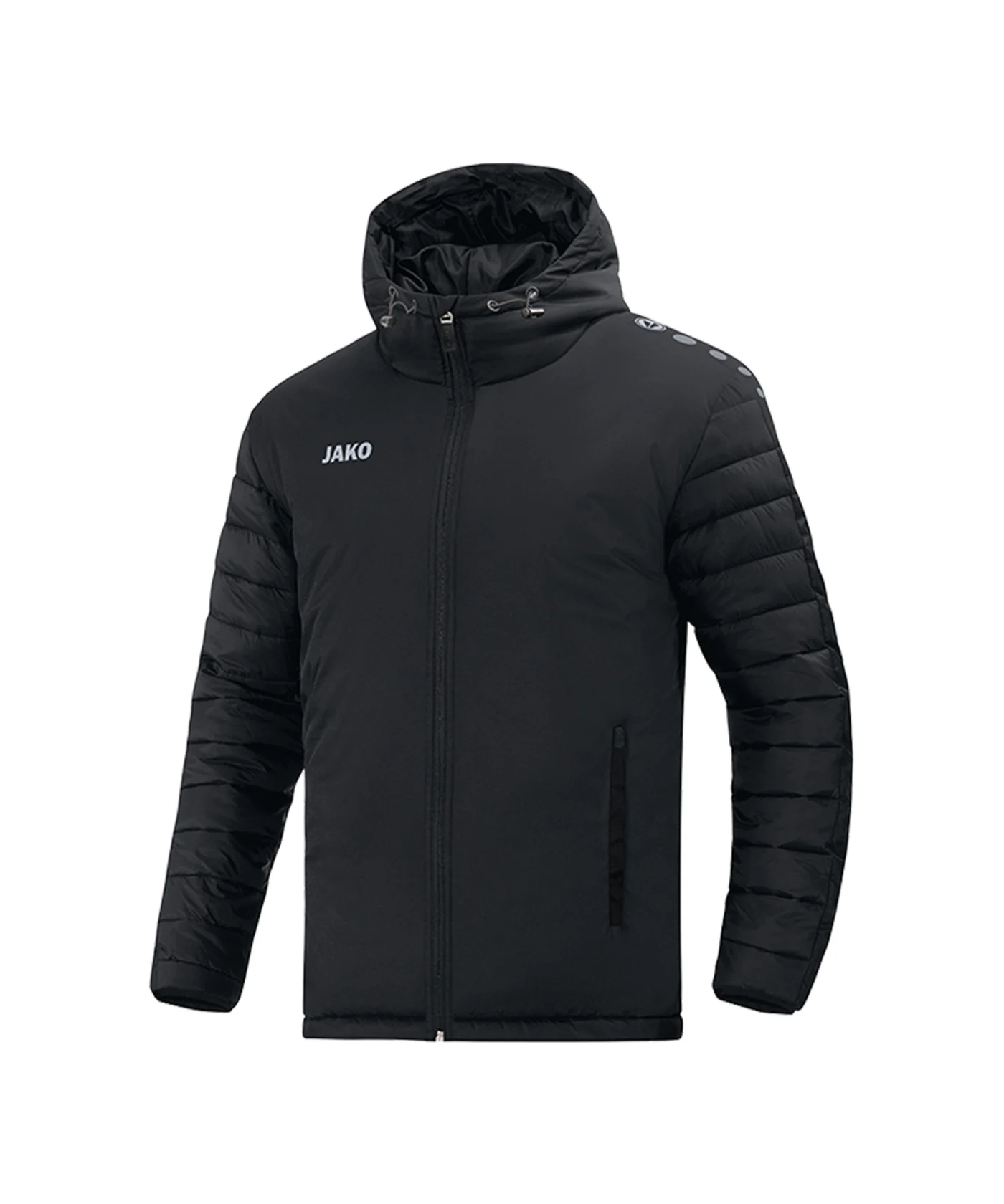 JAKO Team Stadionjacke Coachjacke Schwarz F08