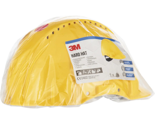 3M™ beschermende helm, geel, Uvicator, G3000CUVYPRO1