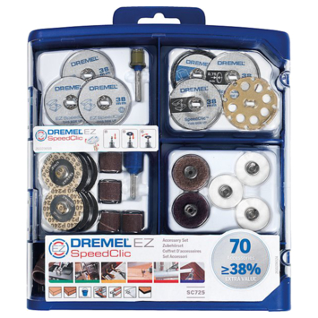 Dremel speedclic multitool accessoireset SC725 - 70-delig