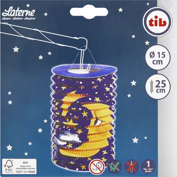 Zuglaterne Mond