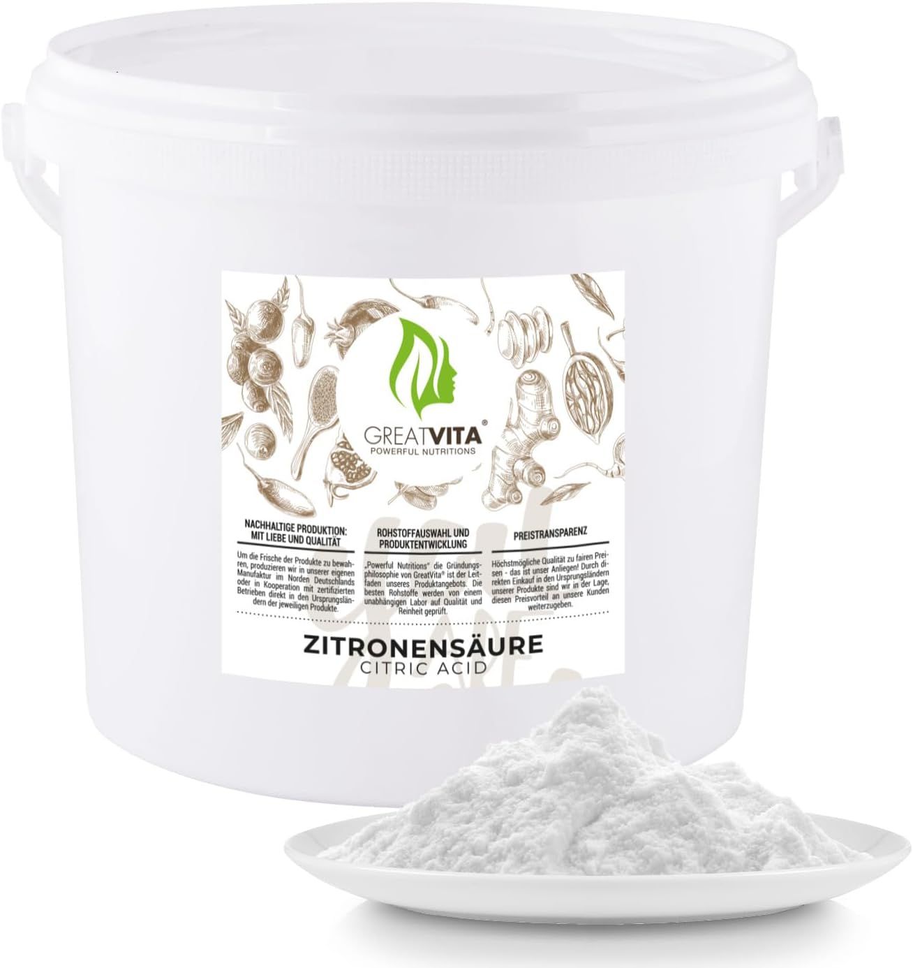 GreatVita Zitronensäure