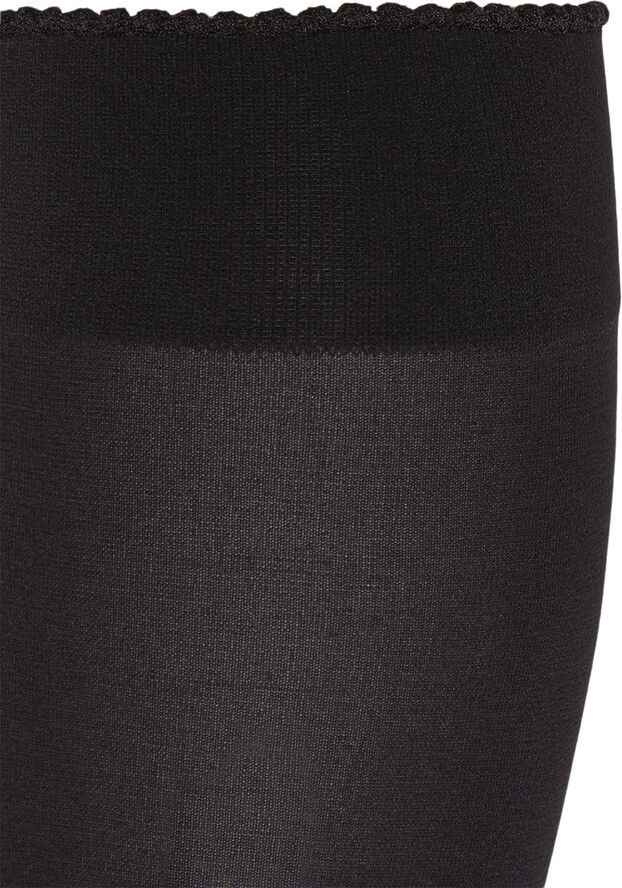Wolford Velvet de luxe 50 knæstrømper Sort