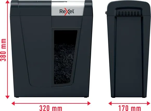Makulator Rexel Secure MC4 mikromakulering 2x15 mm (P-5)