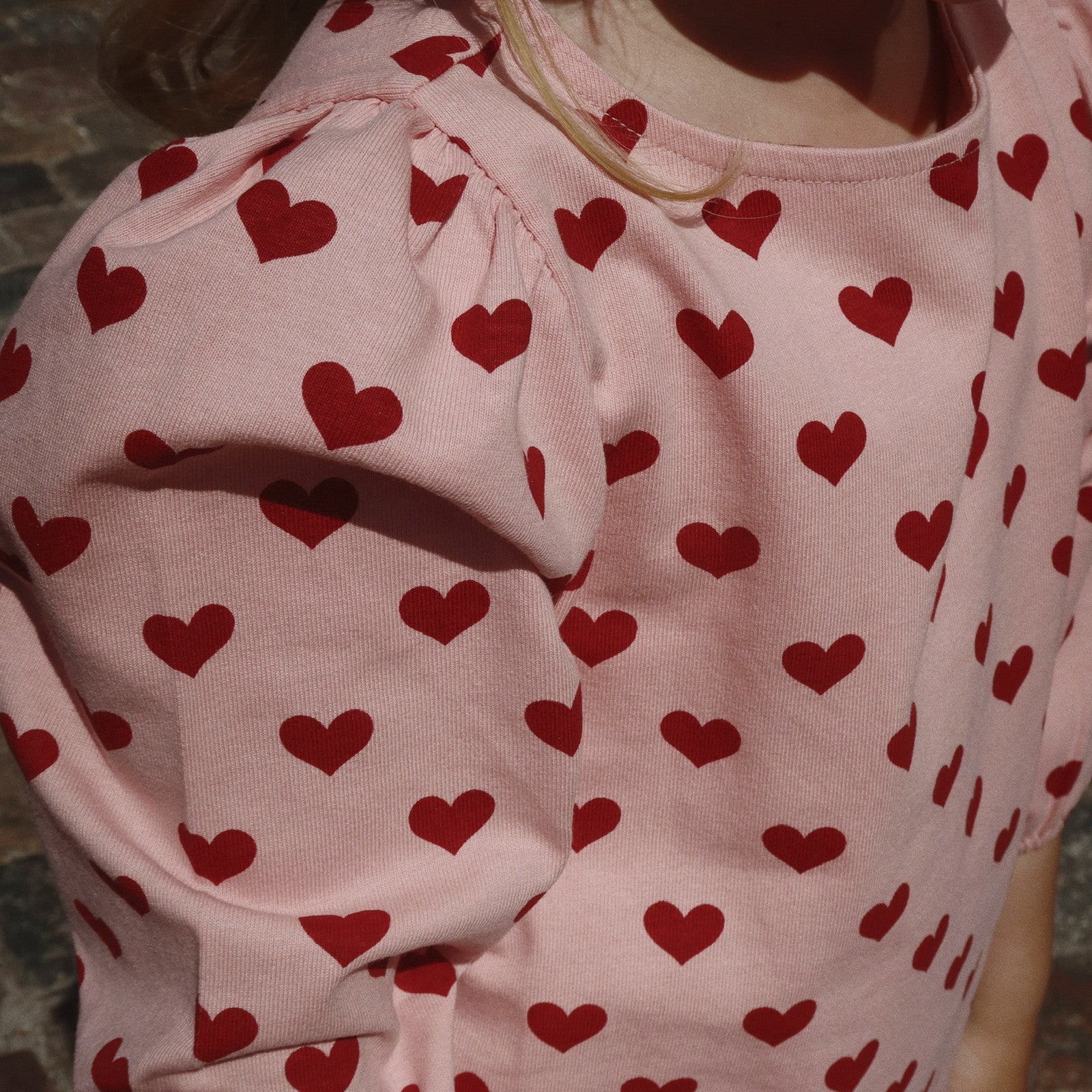 Langarmshirt Drey Slit Amour Rouge