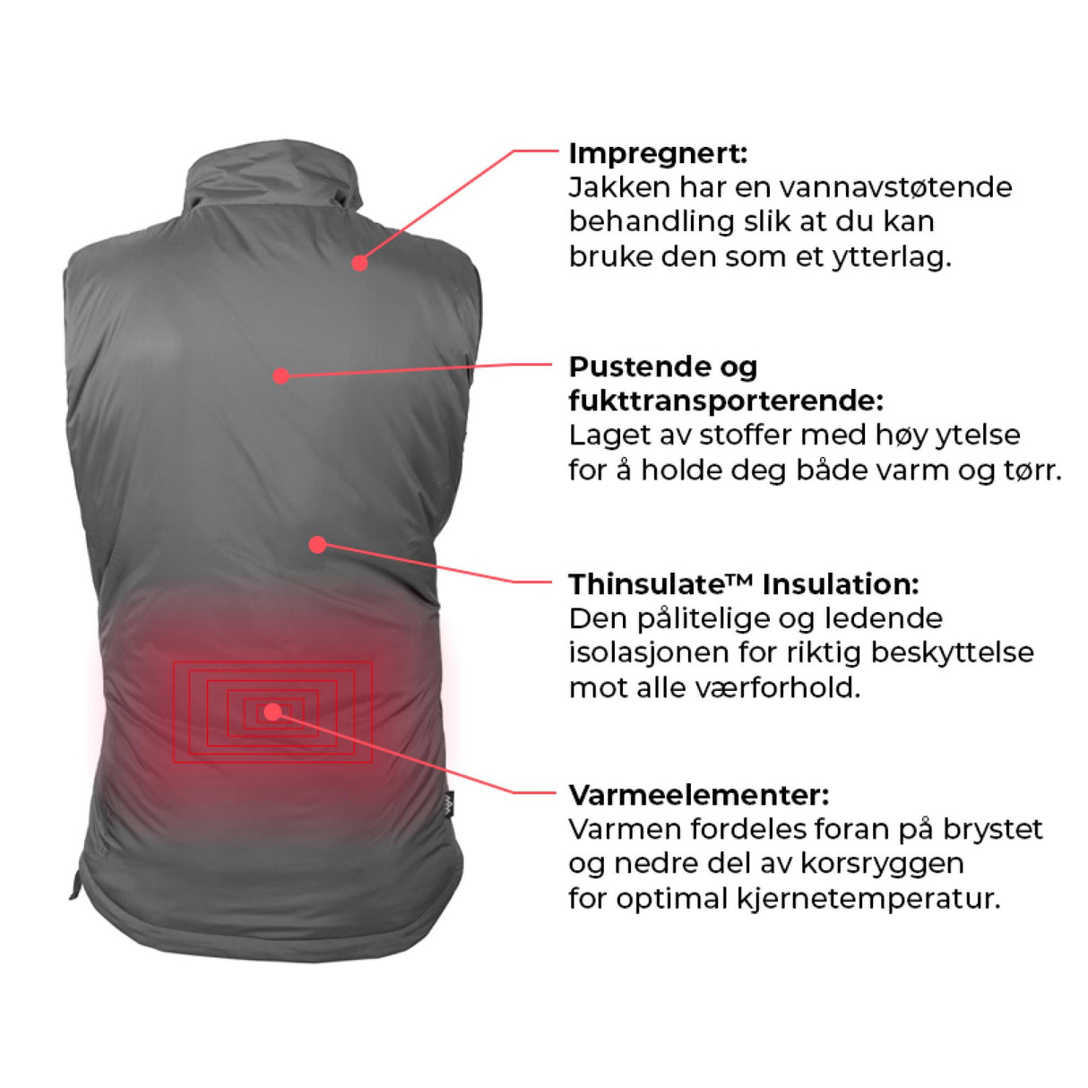Heat Experience<br>Heated Outdoor Vest