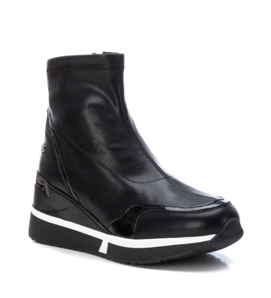 Botas Xti 141794 pretas - altura do salto: 6 cm -