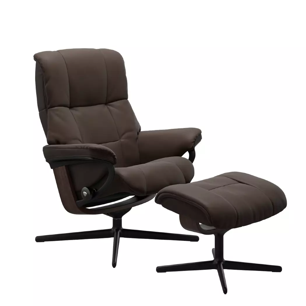 Sessel mit Hocker Mayfair Cross