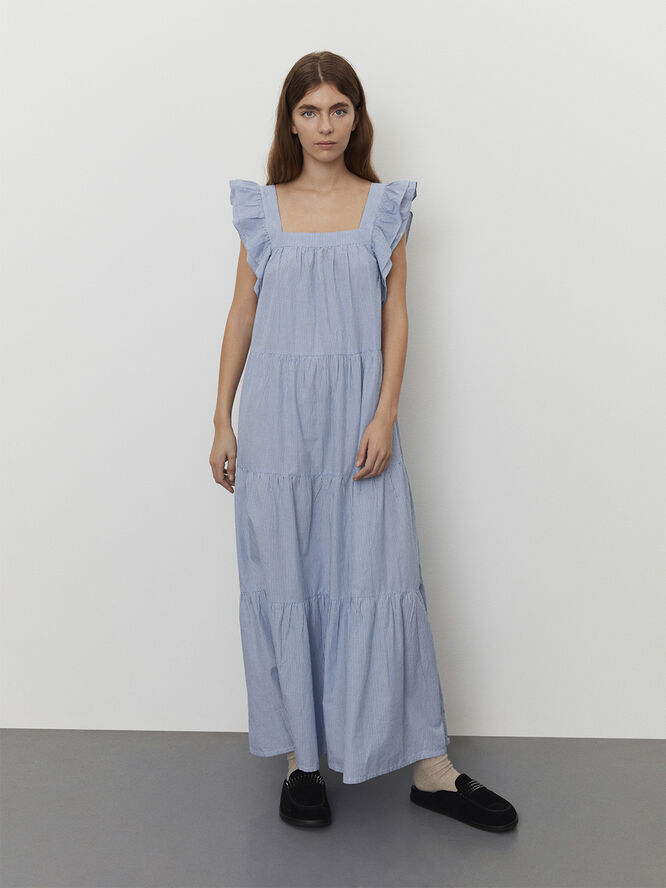 Sofie Schnoor Dress Light blue striped