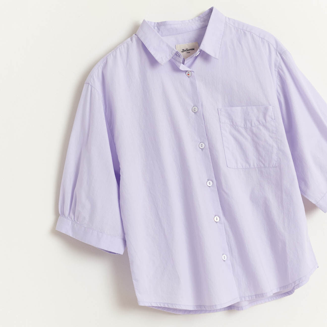 Bellerose Chemise en Coton Ave ample mauve