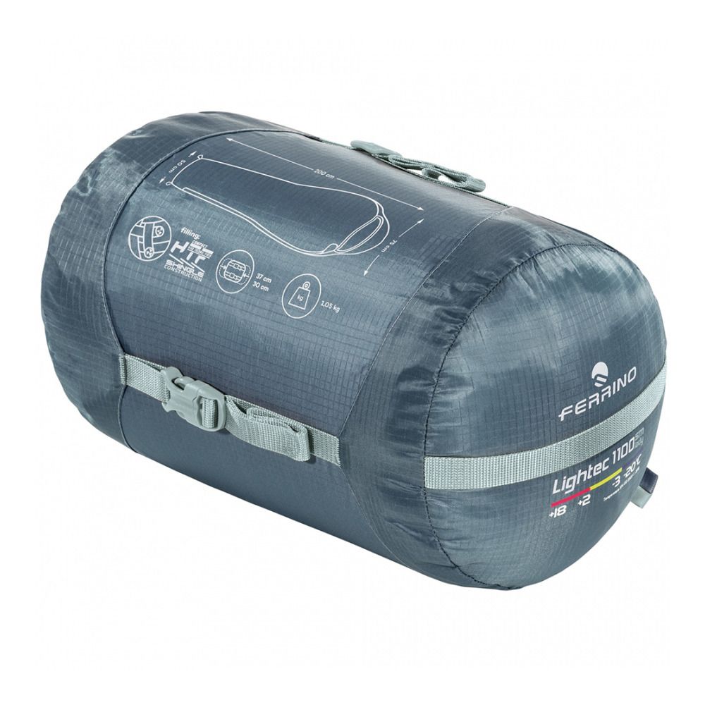Ferrino LIGHTECH SM 1100 LADY +2°C - Sac de couchage Femme marron