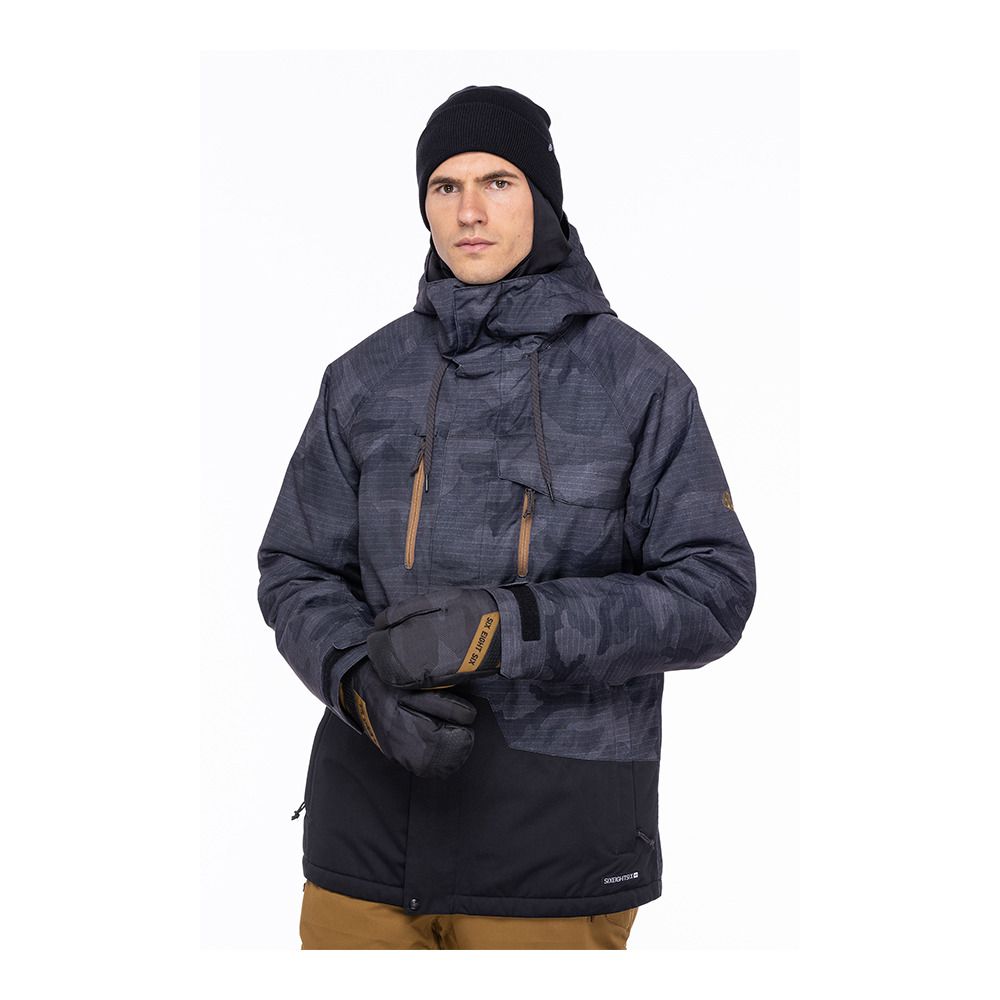 686 GEO - Veste ski Homme black camo clrblk