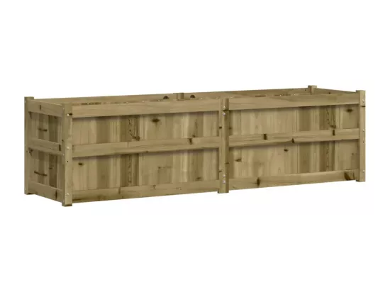 Jardinière 180x50x50 cm bois de pin imprégné