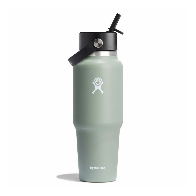 32 oz Wide Mouth Flex Straw Travel Bottle - Bouteille isotherme