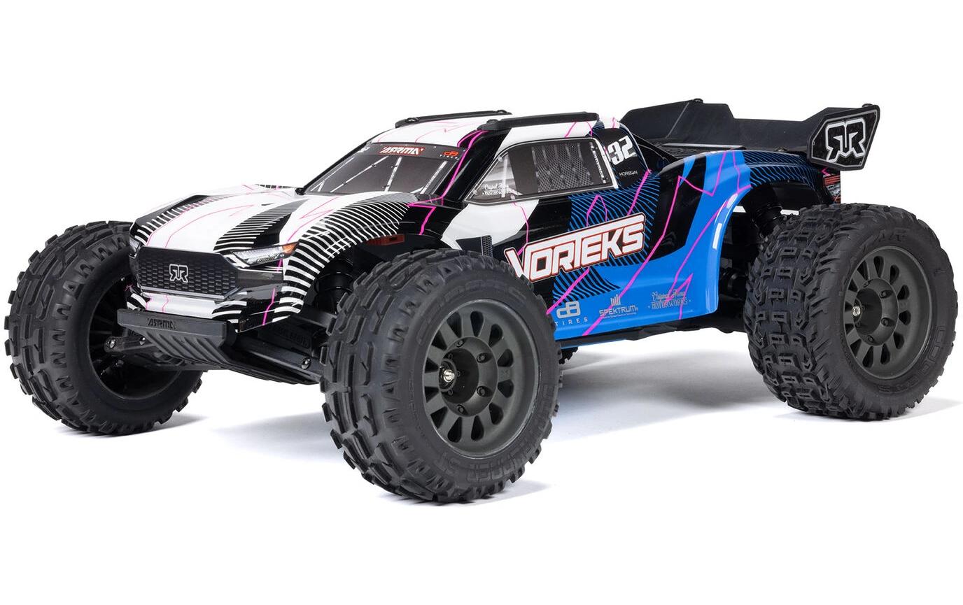 Stadium Truck Vorteks Mega 550 2WD 1:10, ARTR, Blau<br>Stadium Truck Racing mit einem fahrbereiten Basher