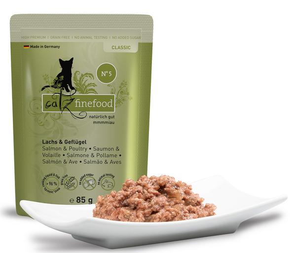 Catz finefood, Nassfutter für Katzen, 16 x 85