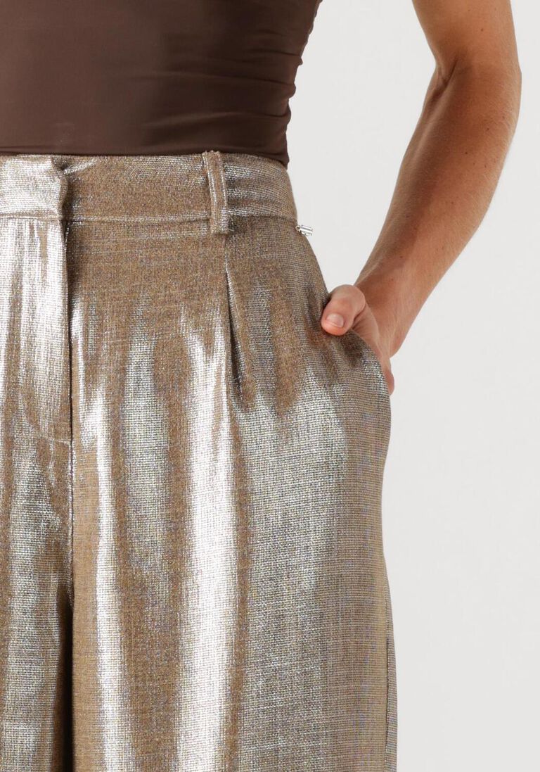 gouden ibana wijde broek pessy shimmery