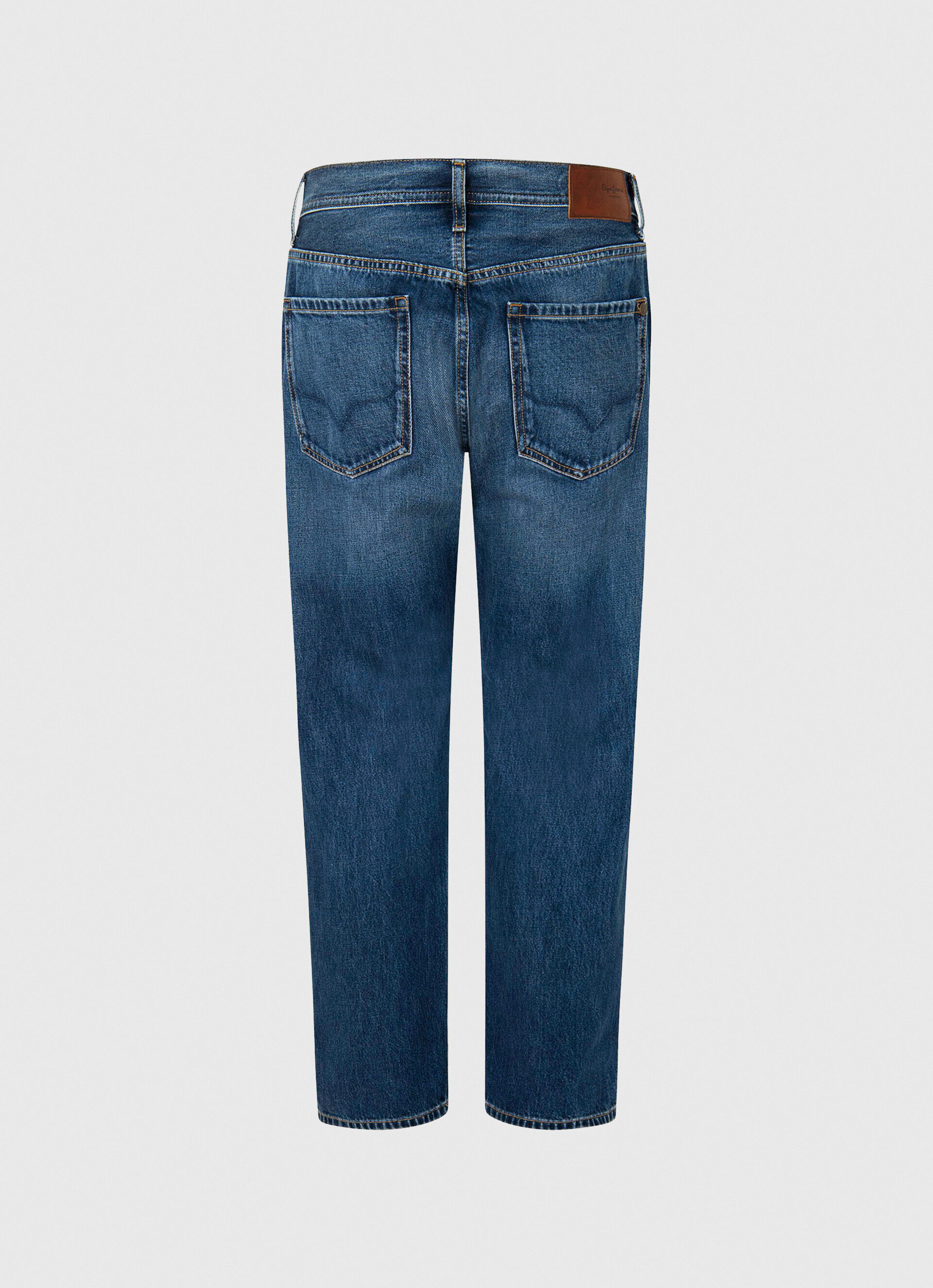 JEAN PENN FIT RELAXED TIRO CAÍDO - denim