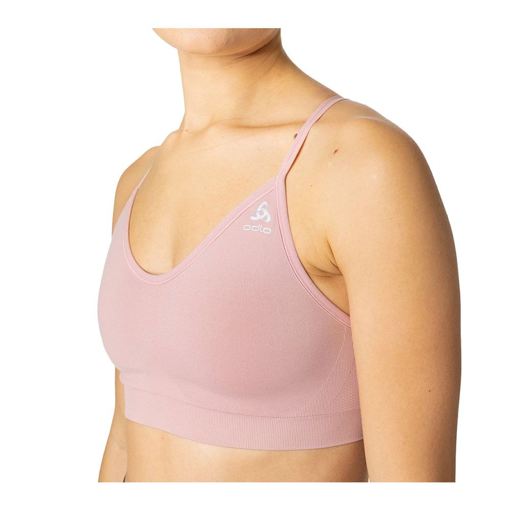 Odlo SEAMLESS SOFT - Brassière Femme pale mauve - grey melange