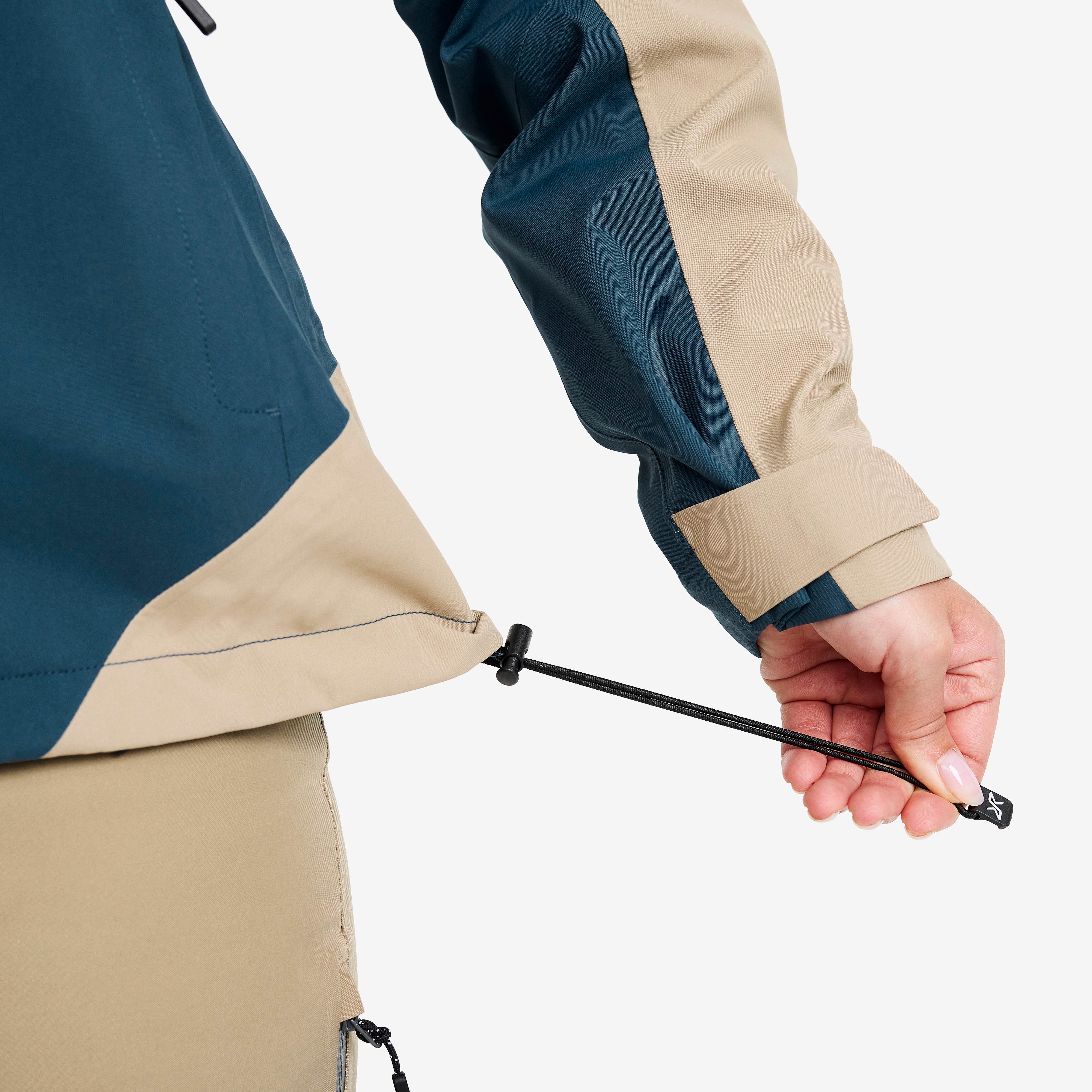 Silence Proshell 3L Jacket Dame Khaki/Moonlit Ocean