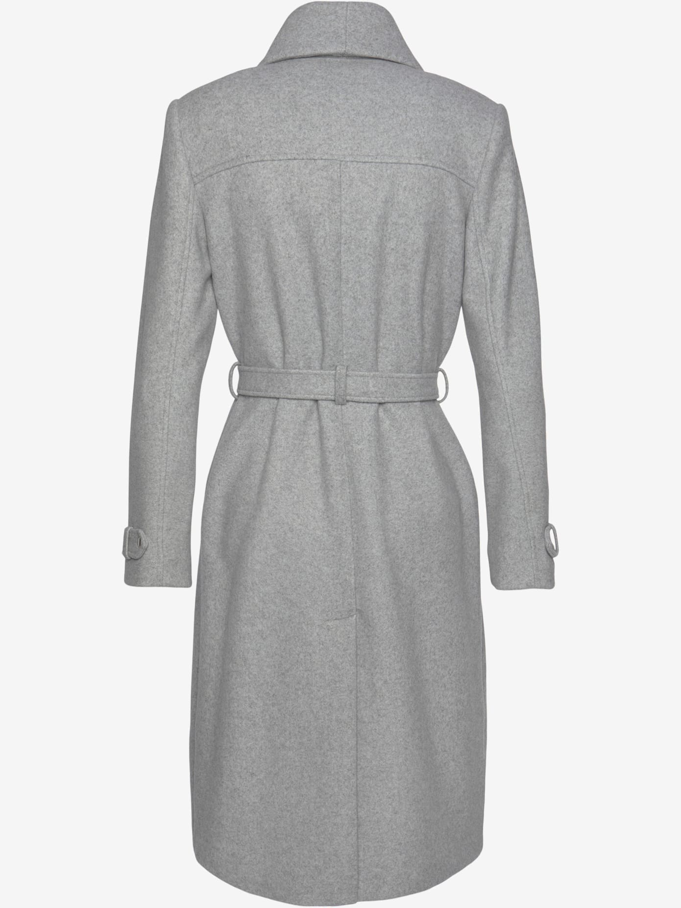 Manteau longueur genou, col à revers