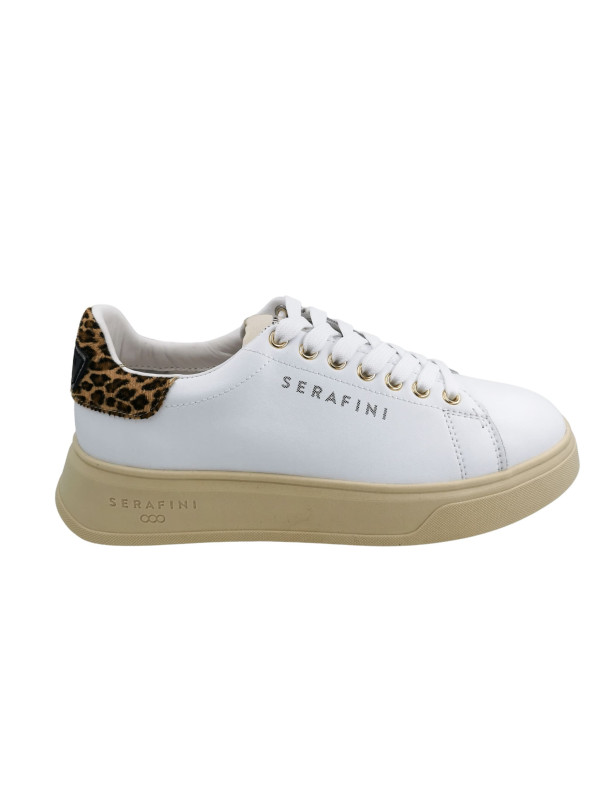 Baskets J.CONNORS White Animalier - Serafini