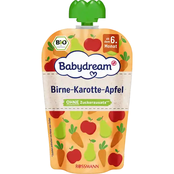 Babydream Birne-Karotte-Apfel Pouch