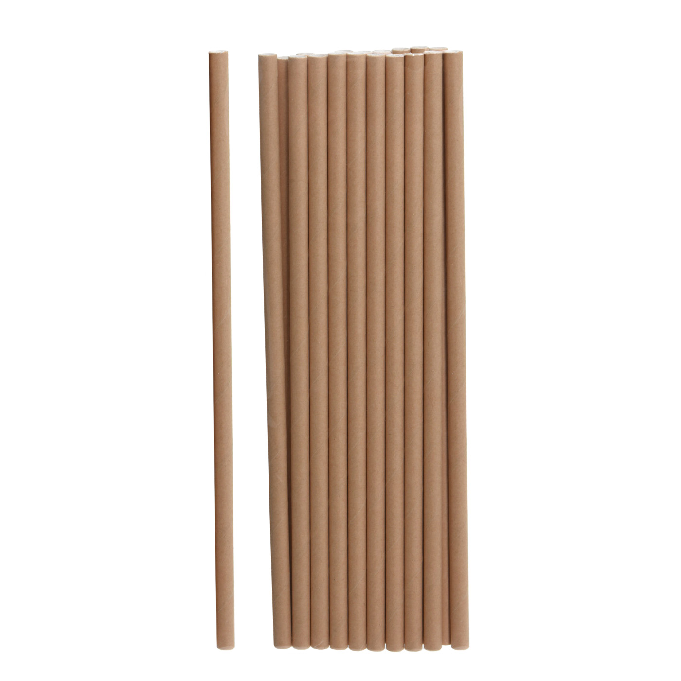 Strohhalm aus Papier Set 20-teilig