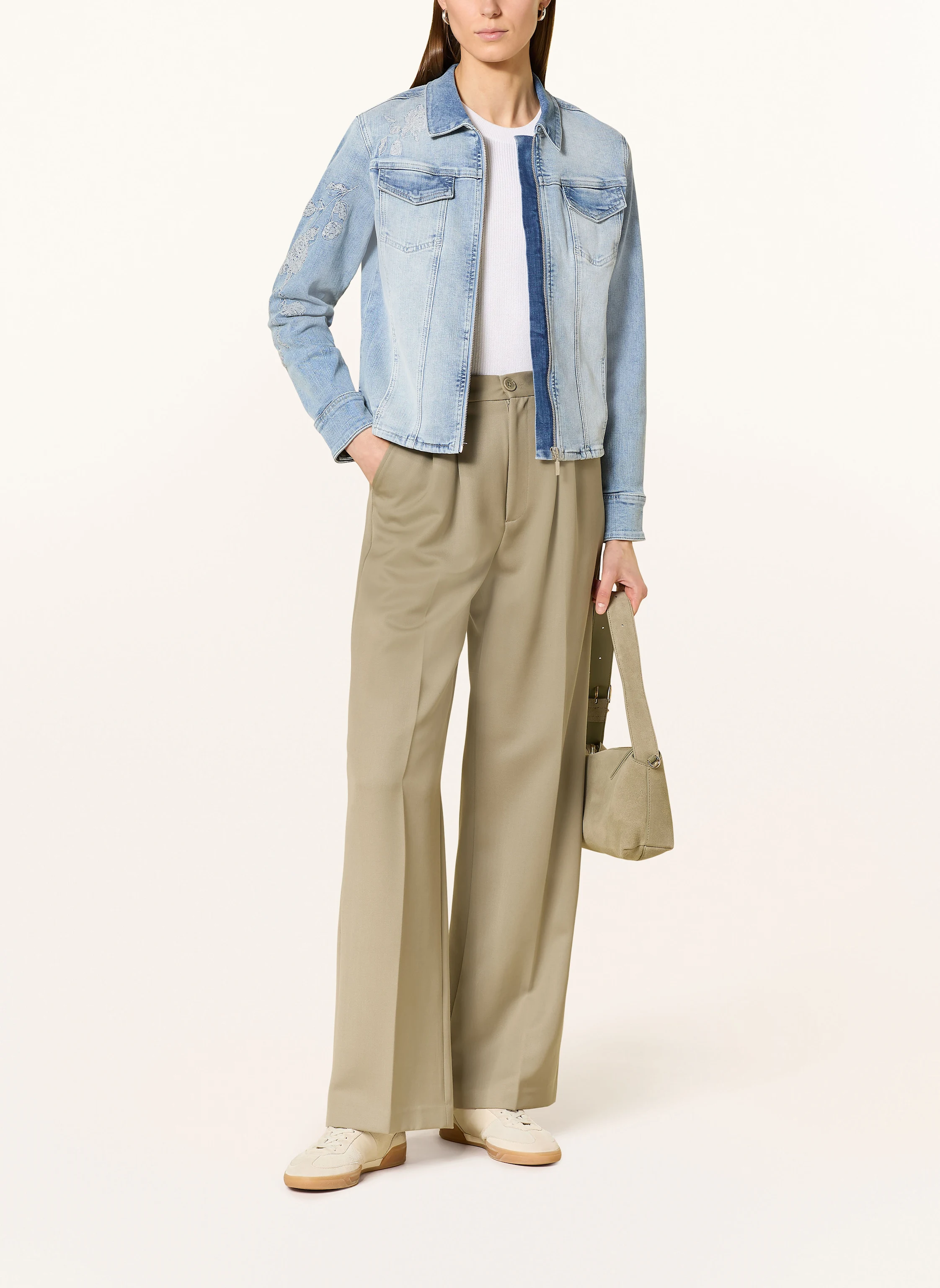 monari Jeansjacke mit Pailletten