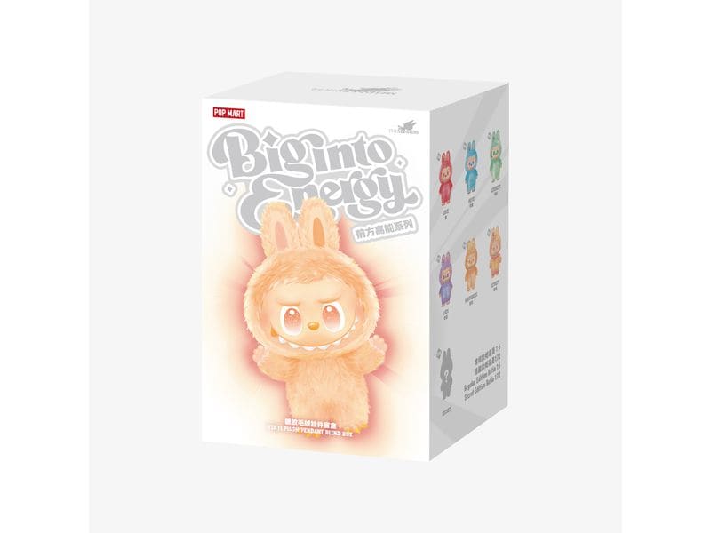 Pop Mart Plüsch-Anhänger Labubu «Big Into Energy» Blind Box Trendiger Vinyl-Plüschanhänger