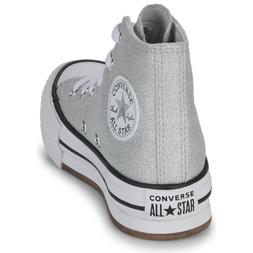 Converse - CHUCK TAYLOR ALL STAR EVA LIFT PLATFORM PRISM GLITTER - Argenté