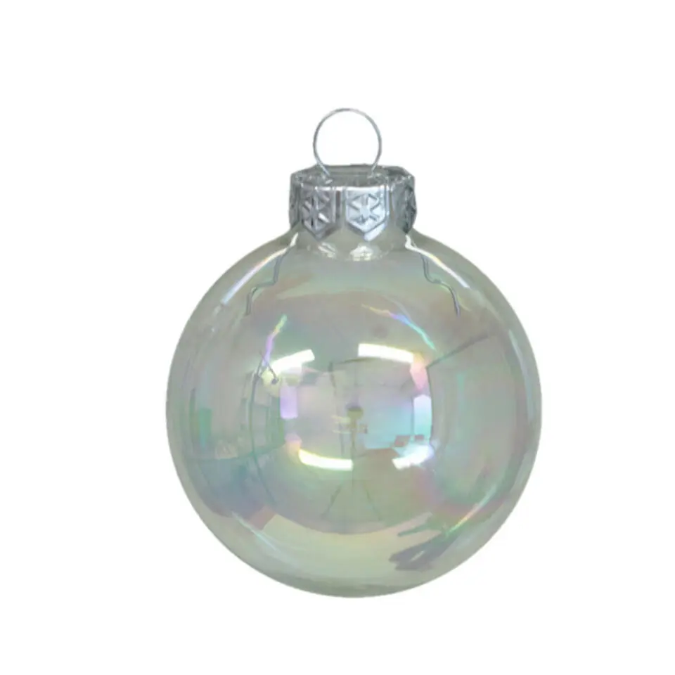 Othmar Decorations kerstballen 36x - parelmoer - glas -6 cm