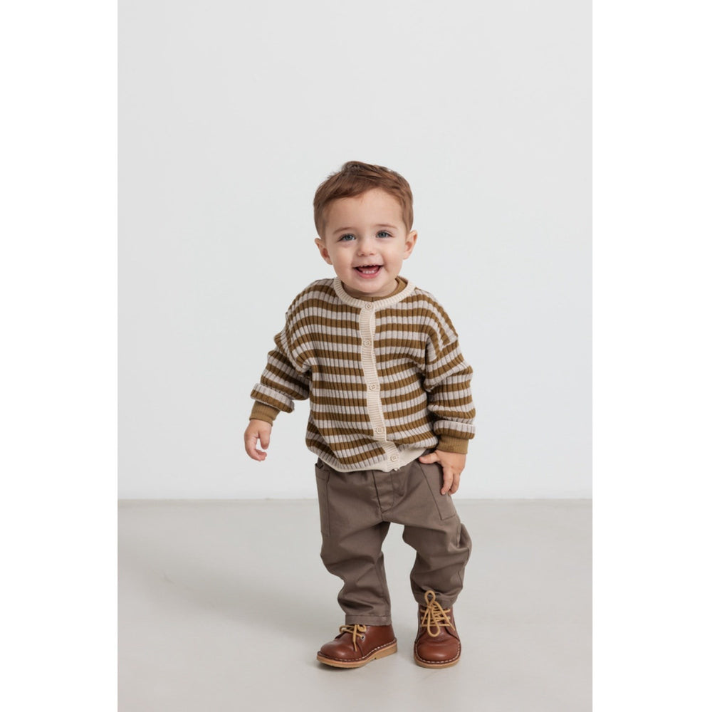 Køb MarMar Modal Mix Stripe Cashew Mel. Stripe Tob Strik Cardigan