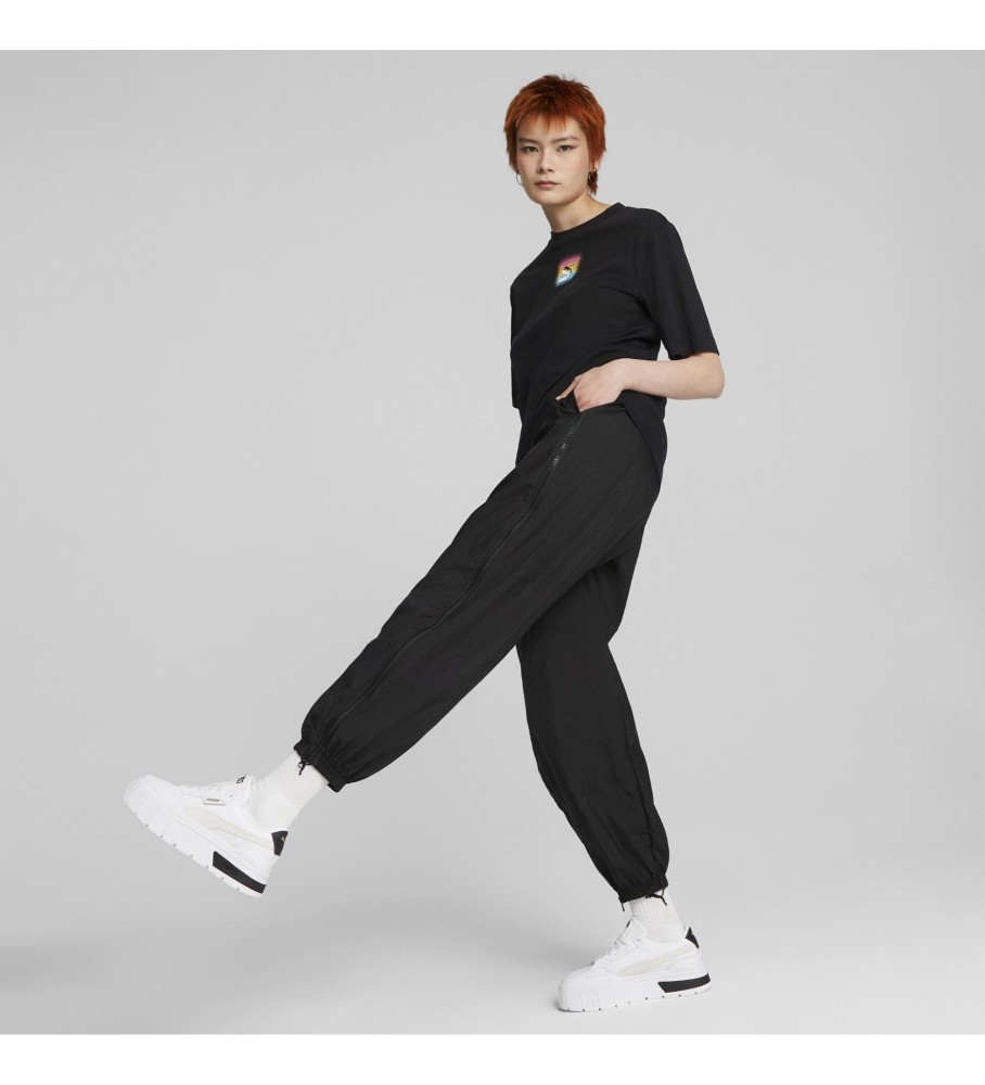 Camiseta Puma Brand Love Relaxed Tee Preta