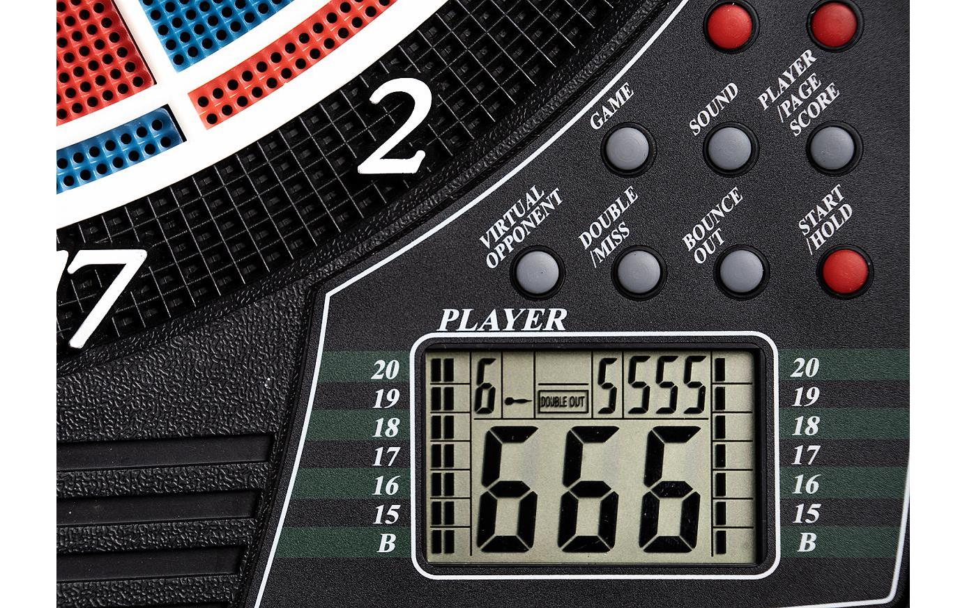 Dartautomat CB-25Elektronisches Dartspiel mit klassischen Schranktüren