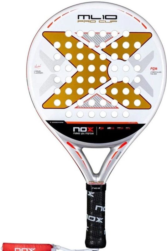 Nox - ML10 Pro Cup - Raquette - Zilver - Carbon