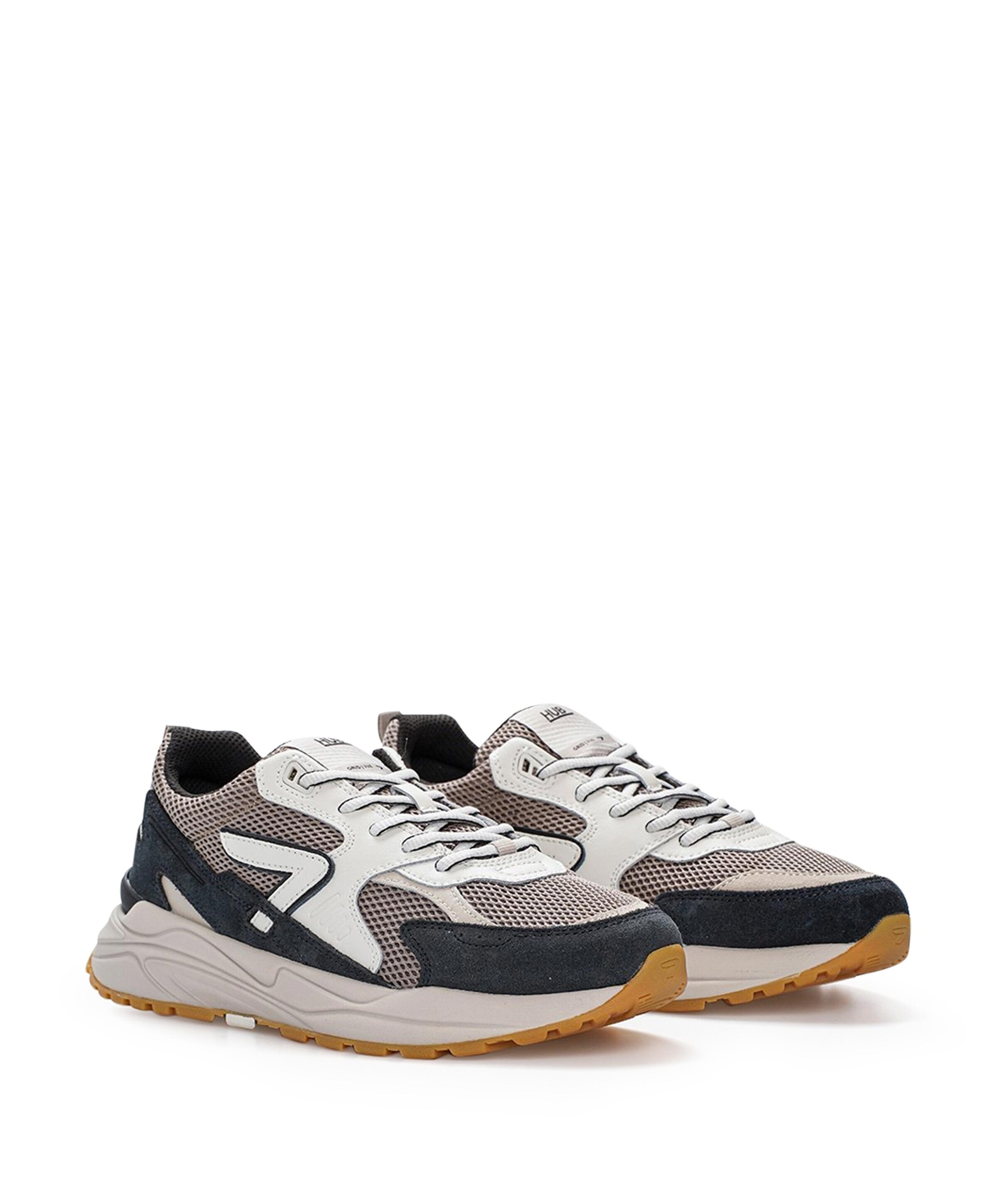 Hub Grid M37 heren sneakers blauw