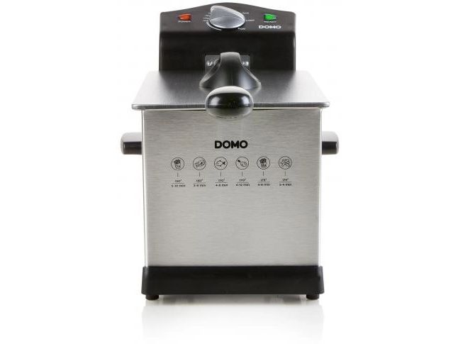 Domo Fritteuse DO514FR 3 l, Silber Ölfritteuse