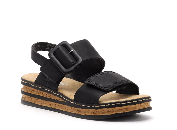 Rieker nu pieds plats femme 62950 noir
