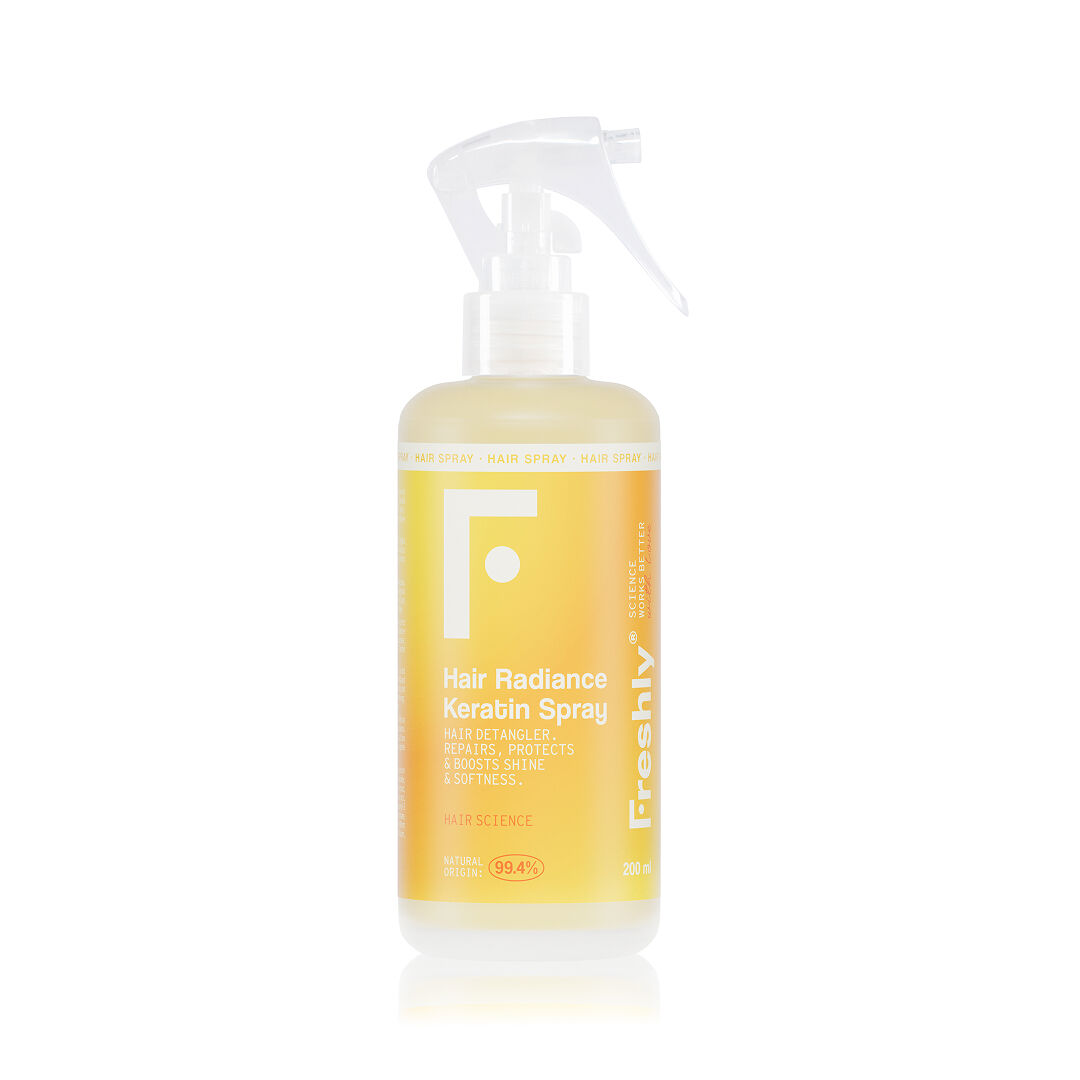 FRESHLY  Protetor Térmico e Desembaraçador -  Hair Radiance Keratin Spray - 200ml