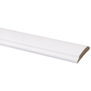 Deurlijst MDF wit folie 18x90 mm colonial 260 cm