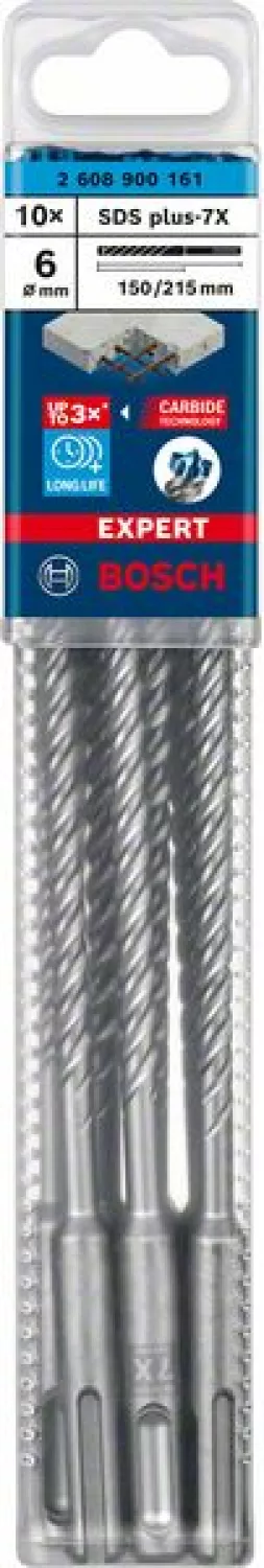 Bosch 2608900161 EXPERT SDS plus-7X Hamerboor - 6x150x215mm (10st)