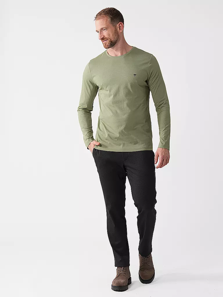 FYNCH HATTON Langarmshirt  olive